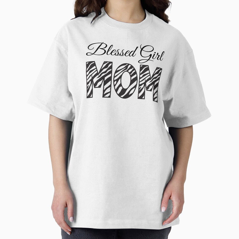 Blessed Girl Mom with Zebra Print by JeweledDesigns