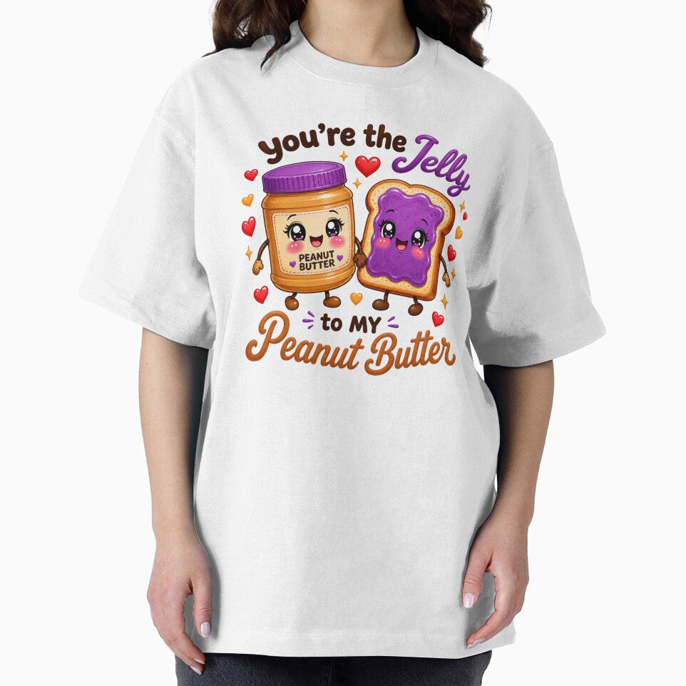 You're The Jelly To My Peanut Butter | Kawaii Couple Love Art by Dulxoz
