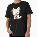 Kawaii Cat Minty Boba Bliss by IsaStudio