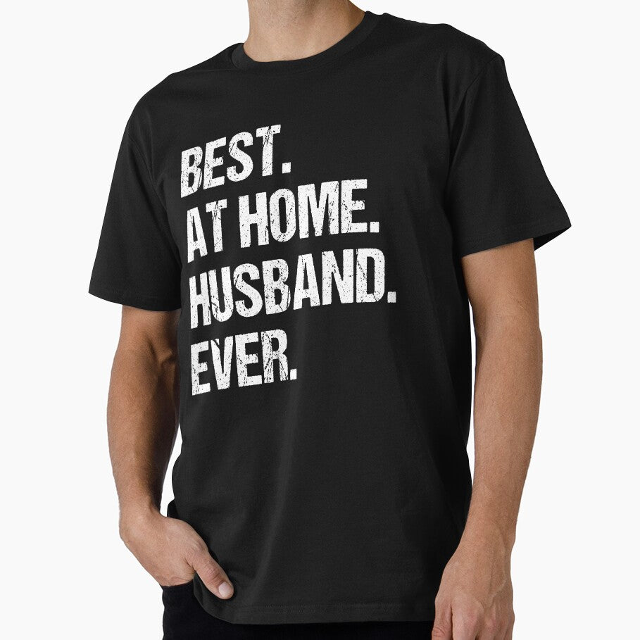 Best At Home Husband Ever Retro Vintage Design Funny Husband by naworas