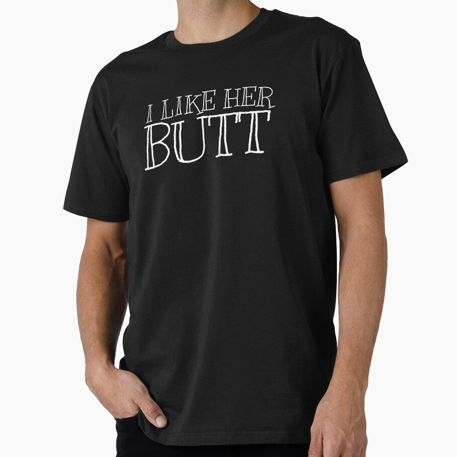 Couples Shirts I Like His Beard - I Like Her Butt T Shirts Matching T-shirts, Men Women Summer T Shirt by Angees