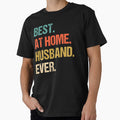 Best At Home Husband Ever Distressed Design Funny Husband by naworas