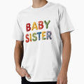 BABY SISTER - IN COLORFUL FAUX LETTERING by AlexOBrienArt