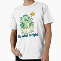 Adorable Kawaii Dragon Do What Is Right by Bright Sprout Wear