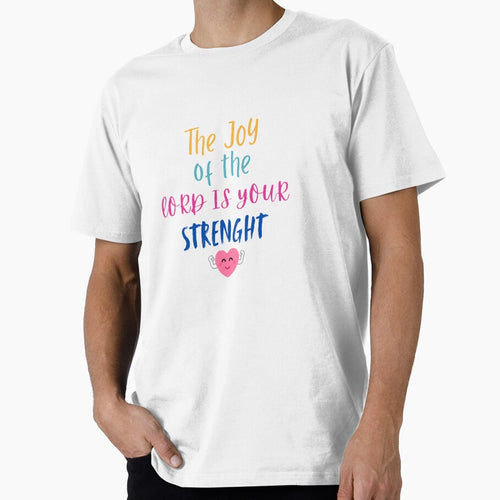 "The Joy of the Lord Is Your Strength" – Uplifting Bible Verse Design by Brush&Lace