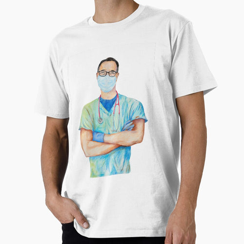 "Stay Strong" Male Healthcare Worker Nurse Doctor Covid by ReeshaPaints