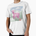 Baby Sheep in Pink Illustration by daisy-creations