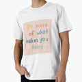 Do more of what makes you happy, inspirational life quote ( colour palette,color palete by Sanaura