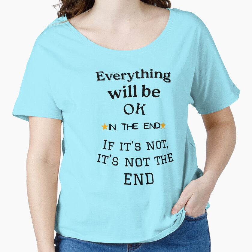 Inspirational Message 'Its Not The End' Design by OnlyADesign