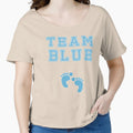 Team Blue Boy Mom Baby Shower Gender Reveal Party Cute Funny Gift by arcadetoystore