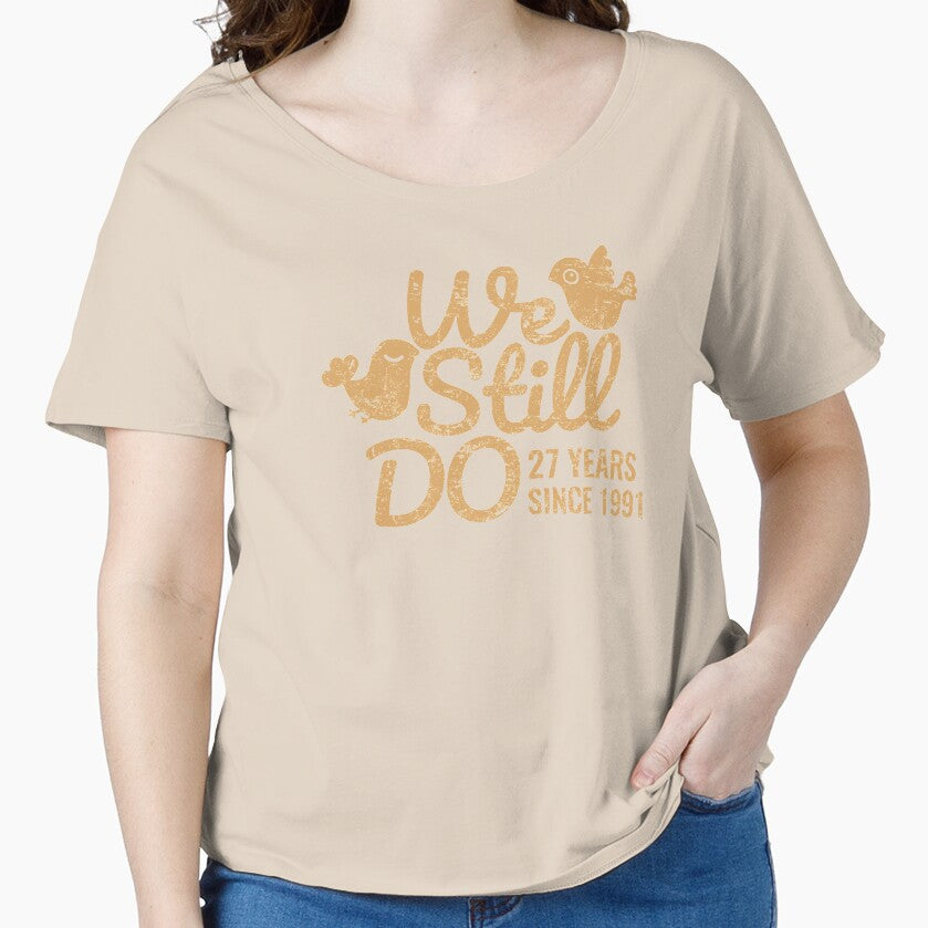 27th Wedding Anniversary Tee Twenty-Seven Years of Marriage Couple Clothing, Phone Cases And Other Gifts by MemWear