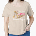 Girl Loves Bearded Dragons, Cute Bearded Dragon Design for Women, Smiling Lizard by Furkid Studio