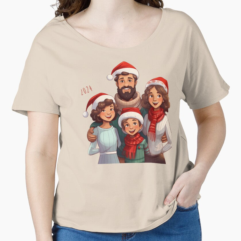 Christmas Surprise " Family Pose with Christmas Hats " Gift by WeekendSurprise
