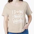 I Donut Need a Valentine  Valentines Day Donut Lover by SapfireStuArt