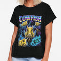 Cowfish 90s Retro Collage Art by OceanBandwear