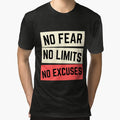 No Fear No Limits No Excuses - Motivation 1 by Gilyglo