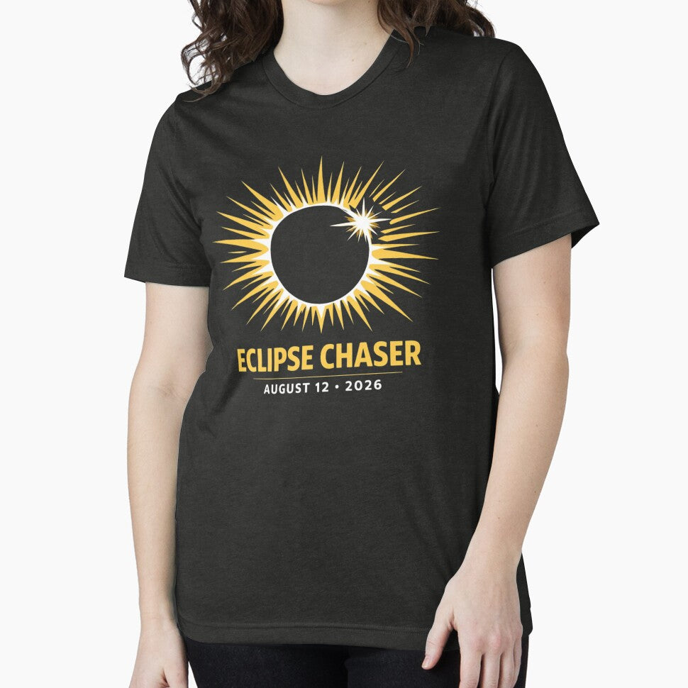 Eclipse Chaser August 12 2026 — Total Solar Eclipse Spain Gift Shirt by Print Loft