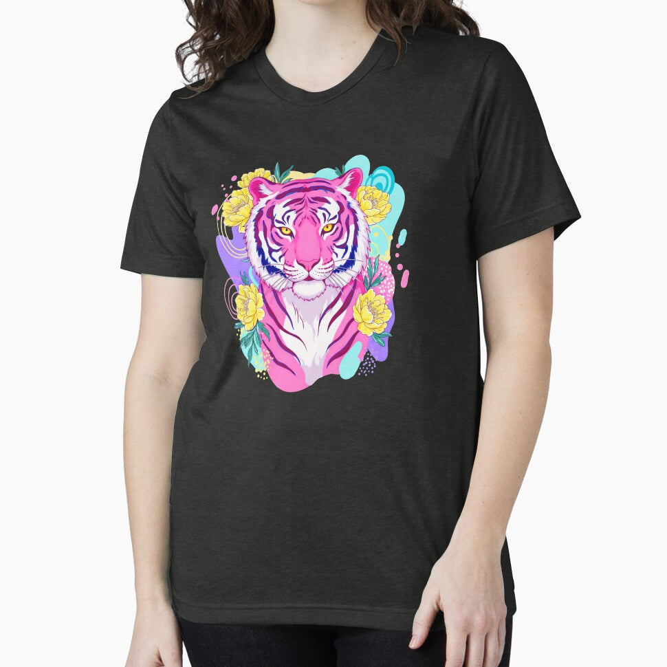 Pink Bloom Tiger – Spring Collection by Ctrl+T