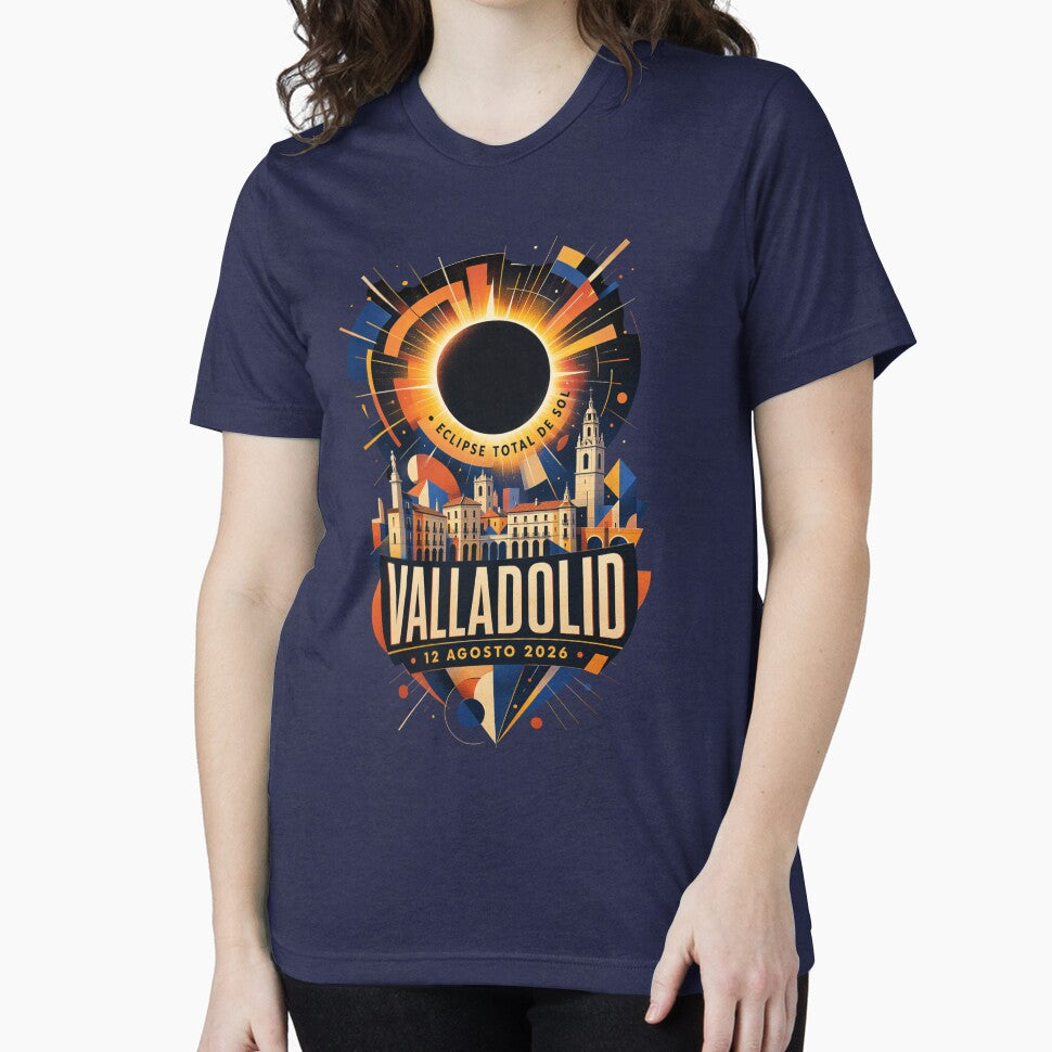 Valladolid Eclipse Total de Sol 2026 Spain by Print Loft