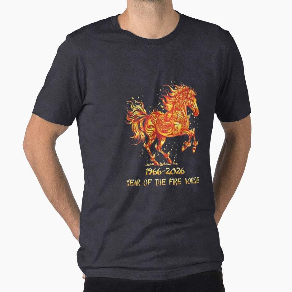 Year of the Fire Horse 1966 2026 Chinese Zodiac Shirt by roartusa