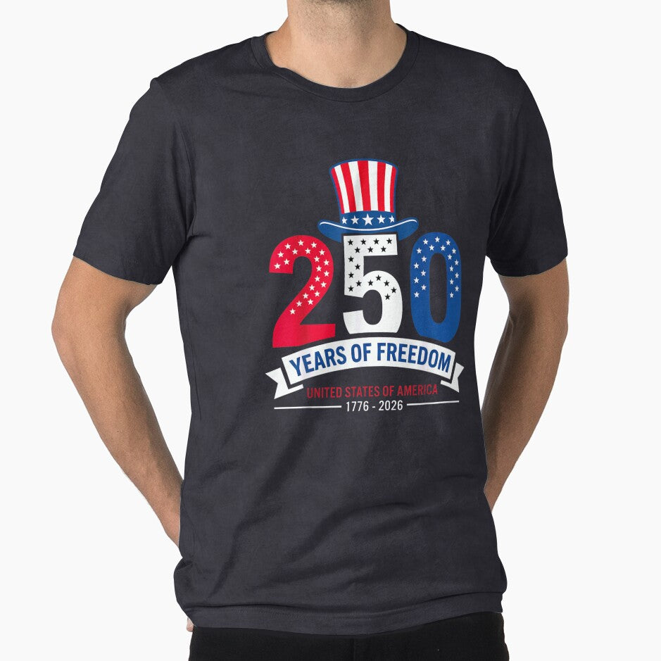 250 Years Of Freedom United States Of America 1776 2026 Semiquincentennial Gift by DuneHaicna
