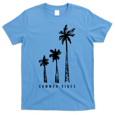 Summer Vibes Retro Palm Tree T-Shirt