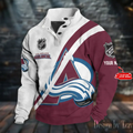 Colorado Avalanche Stand Collar Sweatshirts