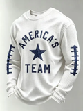 Men's American's Team Waffle Long Sleeve Sweatshirt