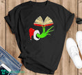 The Grinch hand holding a book Christmas shirt