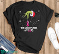 The Grinch Hand holding Breast Cancer the Grinch stole my boobs Merry Christmas shirt