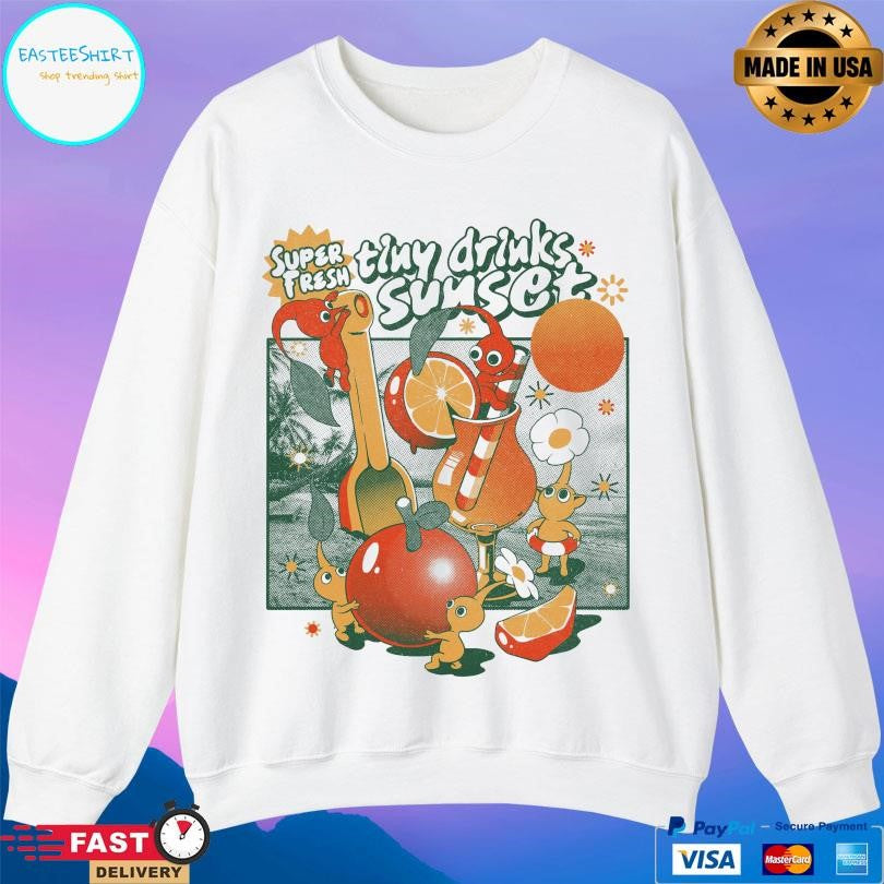 Tiny Drinks Sunset Ilustrata Shirt