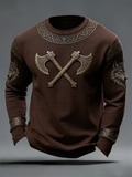 Men's Viking-style Waffle Sweatshirt