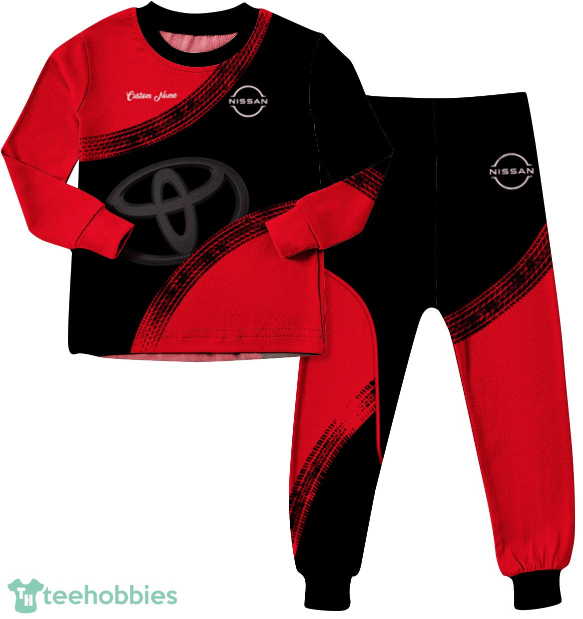 Toyota Custom Name Family Matching Pajamas Set