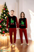 Tree Rex T-Rex As A Christmas Tree Family Matching Pajama Set