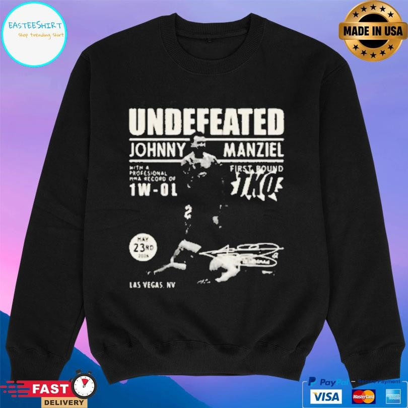 Undefeated Johnny Manziel Retro Fight Shirt