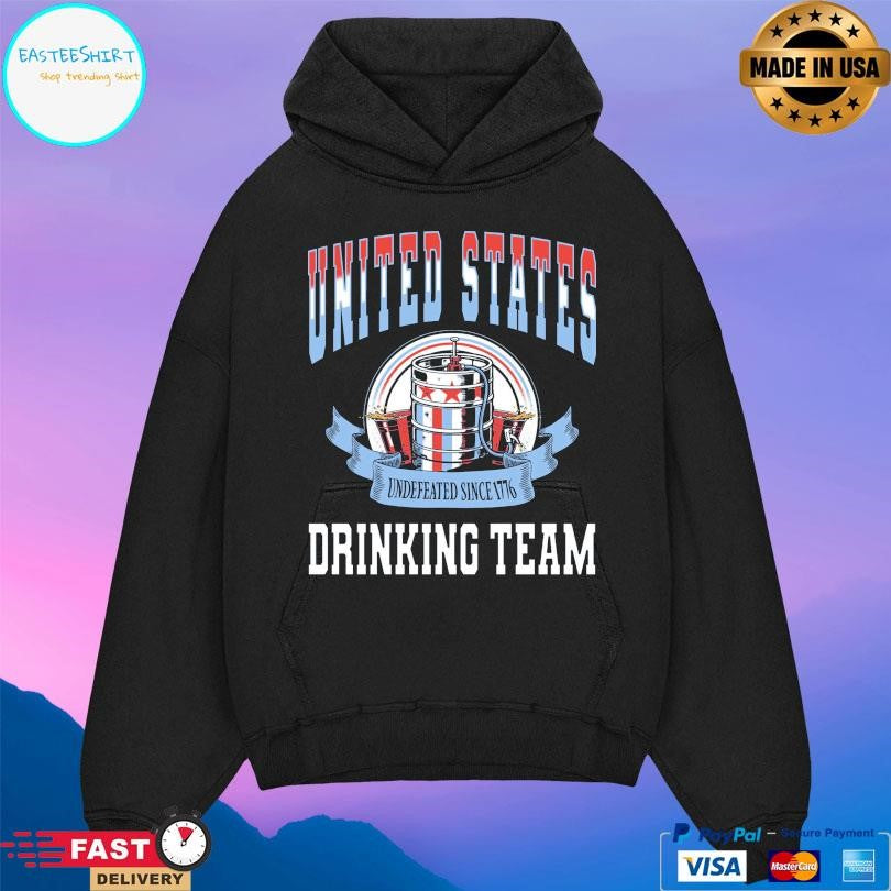 United States Undefeated Since 1776 Drinking Team Shirt