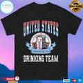 United States Undefeated Since 1776 Drinking Team Shirt