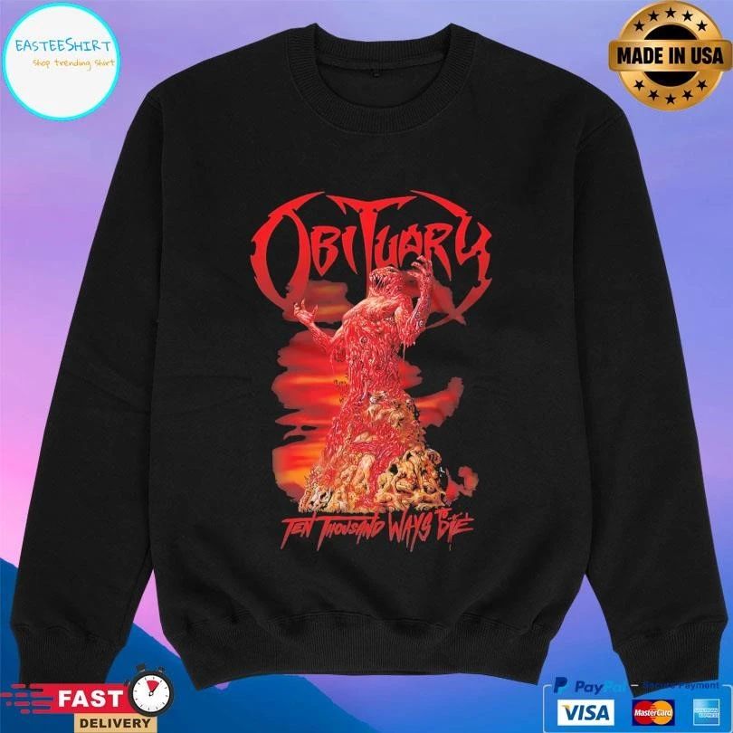 Obituary Ten Thousand Ways To Die T-shirts