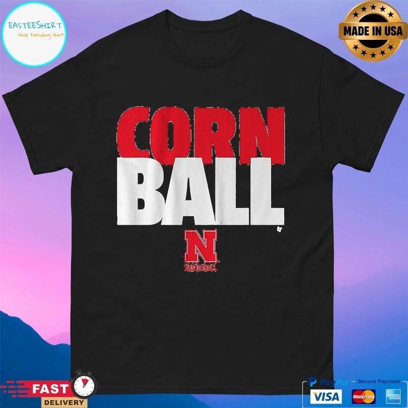Nebraska Cornhuskers Men’s Basketball Corn Ball T-shirt