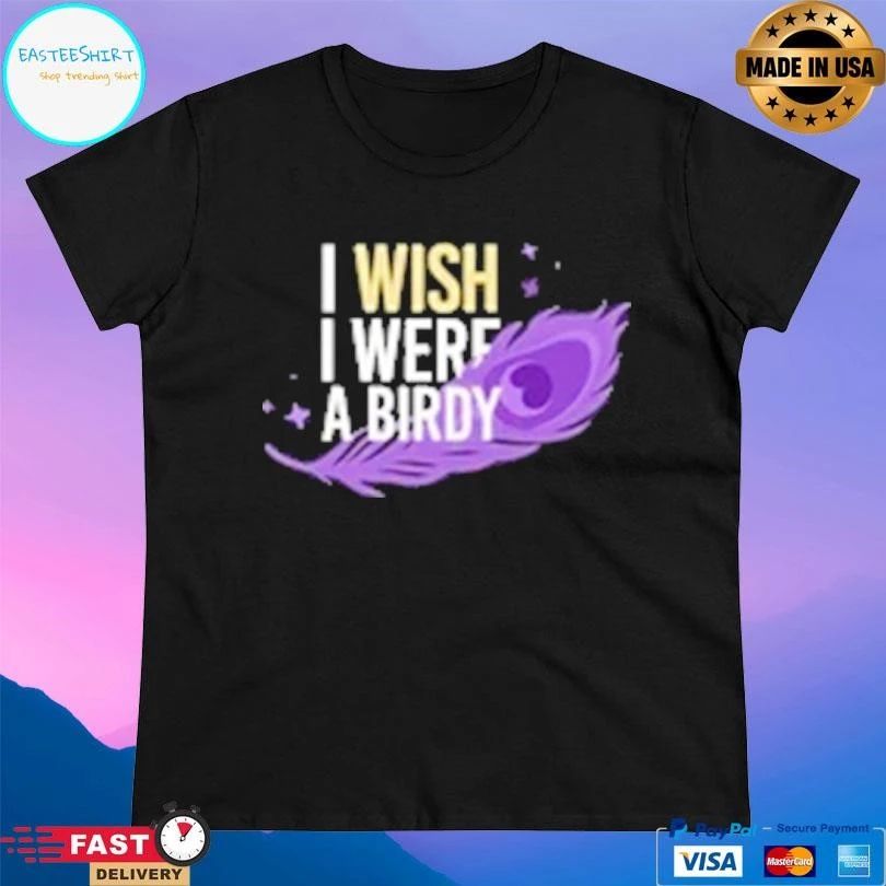 Birdy I Wish I Were A Birdy Logo T-shirts