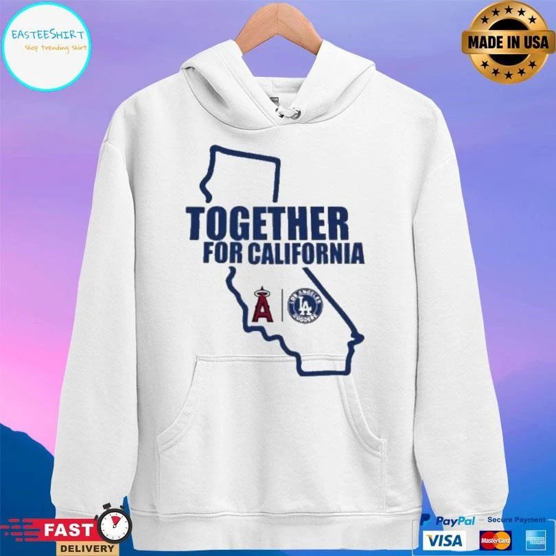 Los Angeles Dodgers Together For California T-shirts