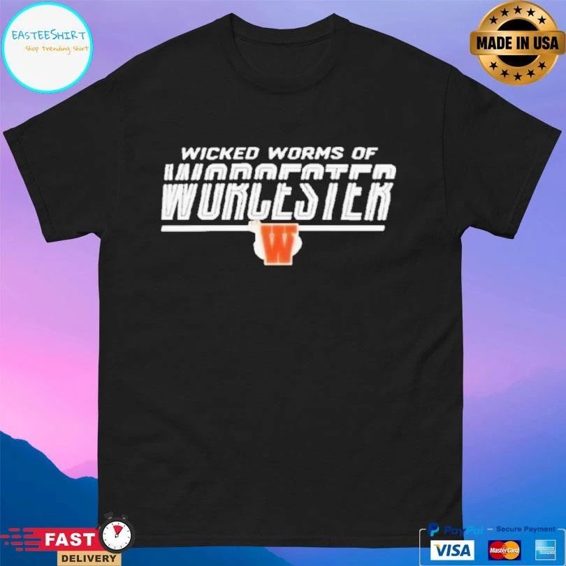 Official Trendy Worcester Red Sox Wicked Worms Of Worcester Burnt T-shirts