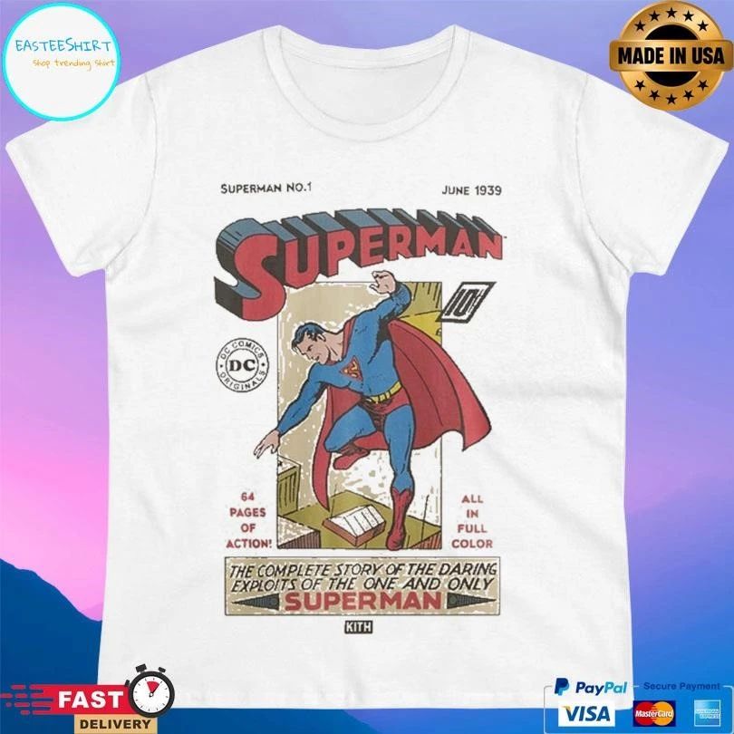 Superman No 1 June 1939 64 Pages Of Action All In Full Color The Complete Story Of The Daring Exploits Of The One And Only Superman T-shirts