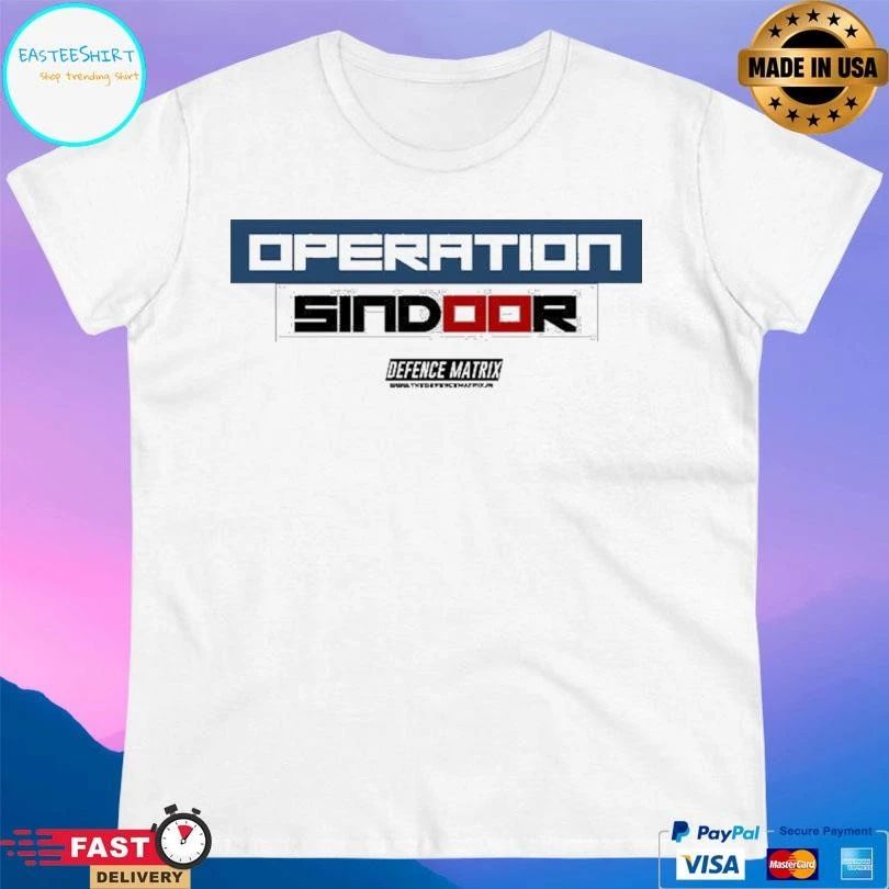 Operation Sindoor Defence Matrix T-shirts