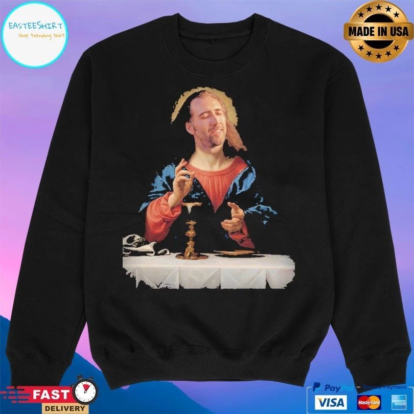 Nicolas Cage Nic Jesus The Redeemer T-shirts