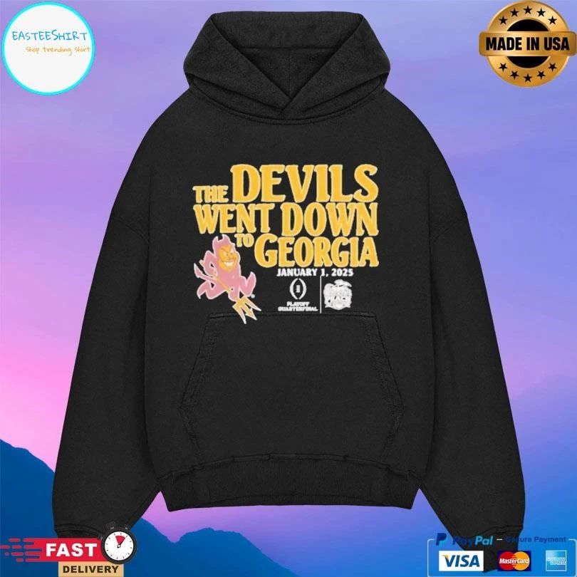 Arizona State Sun Devils The Devils Went Down To Georgia 2025 T-shirts