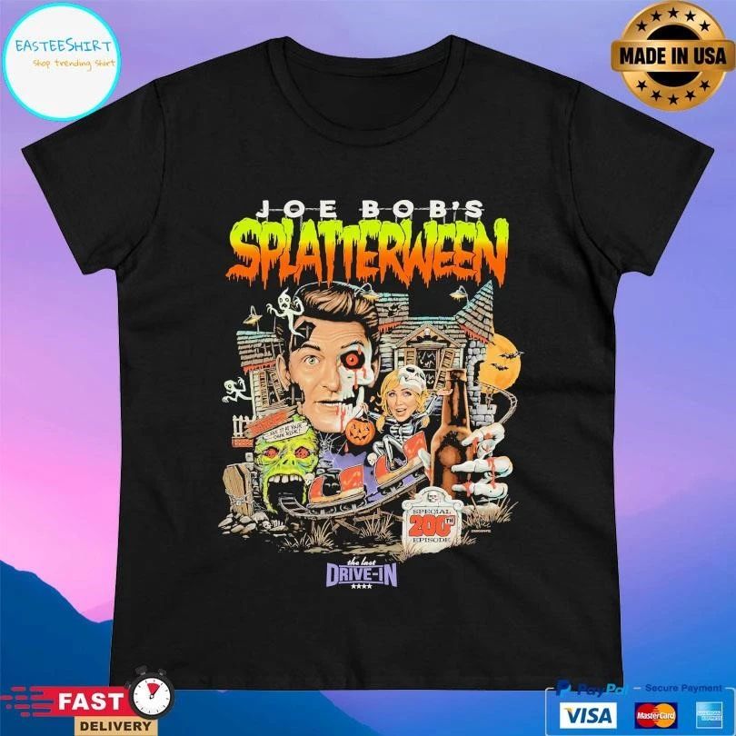 Joe Bob’s Splatterween Danger See It At Your Own Risk Special 200th Episode The Last Drive-In T-shirts
