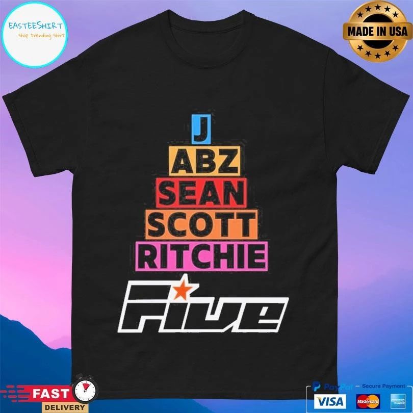 J ABZ Sean Scott Richie Five T-shirts