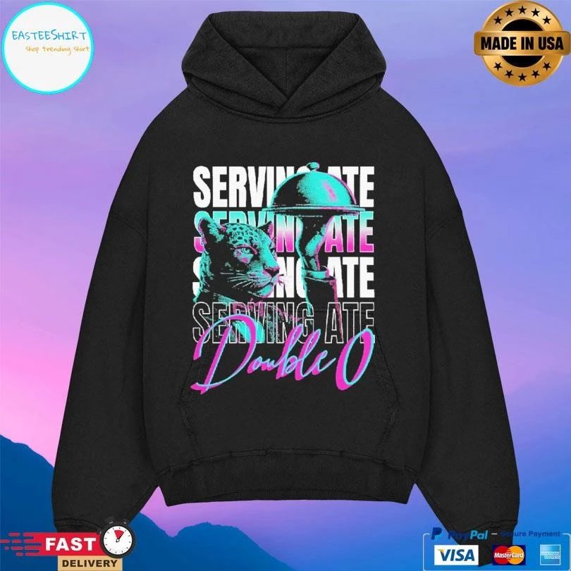 Serving Ate Double 0 T-shirts