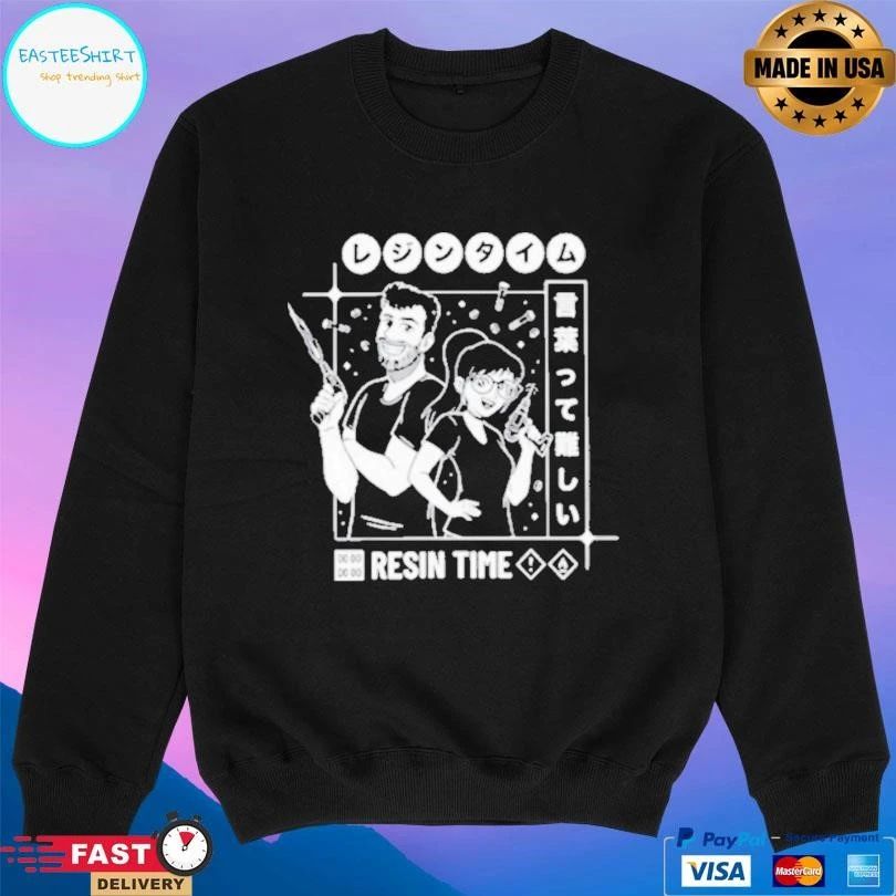 Evan And Katelyn Anime Resin Time 2025 T-shirts